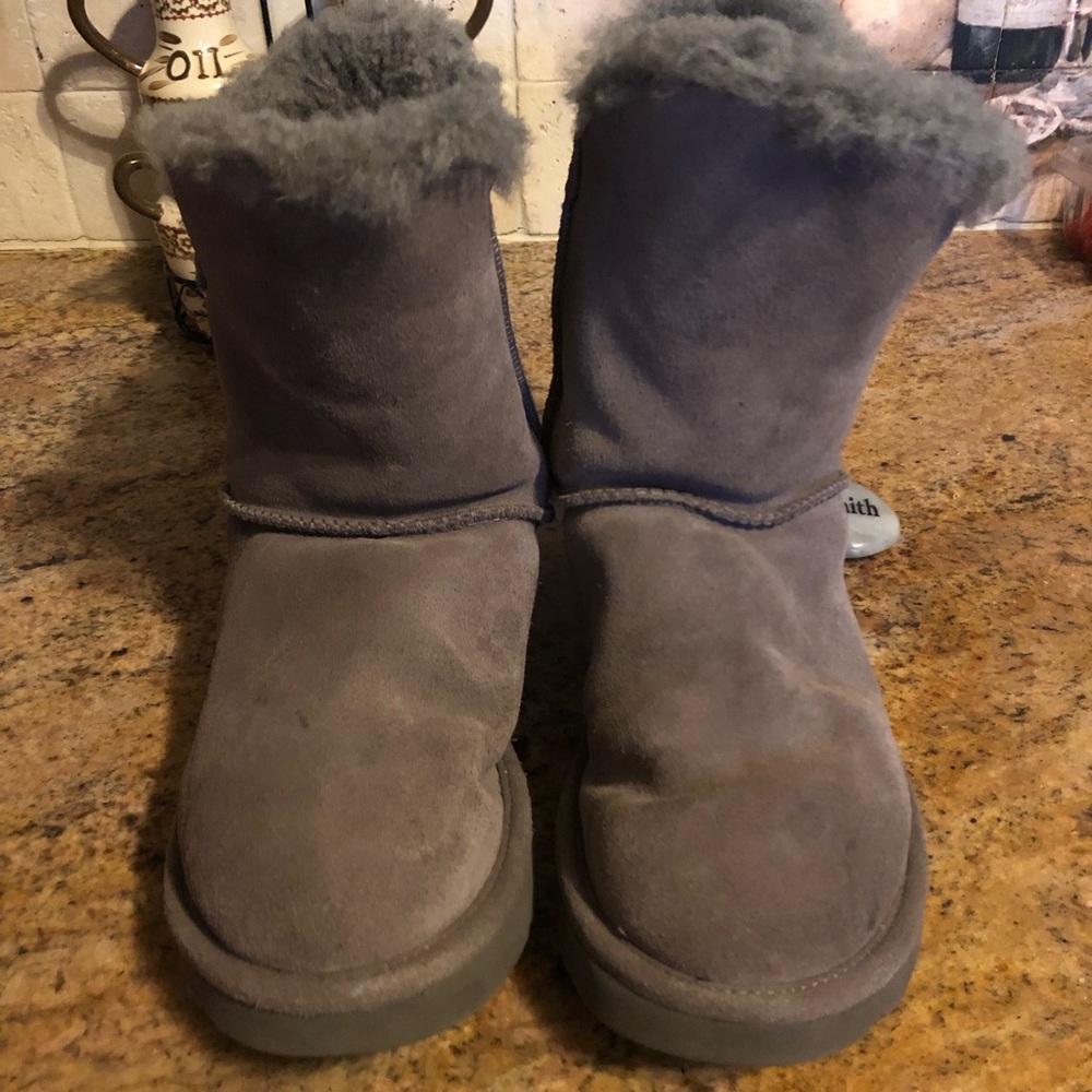 Ugg Constantine Genuine Shearling Gray Boots - image 1